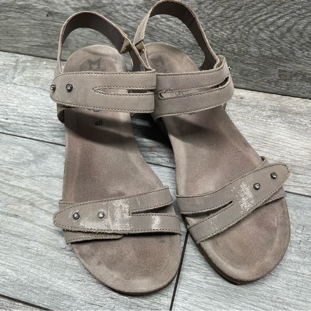 Mephisto minoa cork sandals 40 US 10